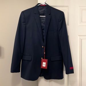 NWT Navy Blue Sport Coat Boys Size 20 Gioverti. Smoke free home.